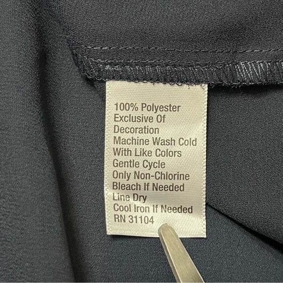 NWT The Limited Navy Blue Career Blouse Size 2X - Picture 7 of 9